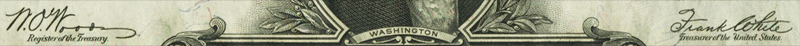 1923 one dollar bill woods white