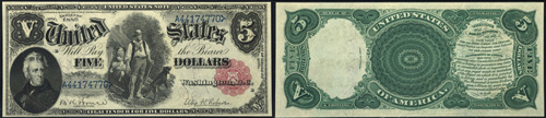 1880 Five Dollar Bill Legal Tender Note