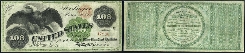 Series 1862 $100 Legal Tender