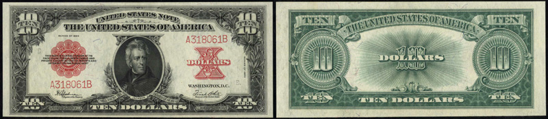 Series 1923 $10 Legal Tender Poker chip note