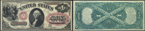 1875 One Dollar Bill Legal Tender Note