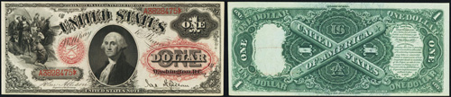 1878 One Dollar Bill Legal Tender Note