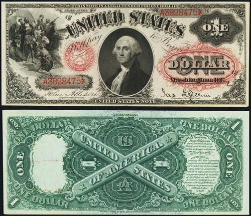 1878 One Dollar Bill Legal Tender