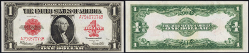 1923 One Dollar Bill Legal Tender Note