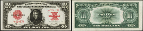 1923 $10 Ten Dollar Bill Legal Tender Note