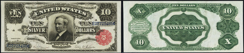 1891 Silver Certificate Note